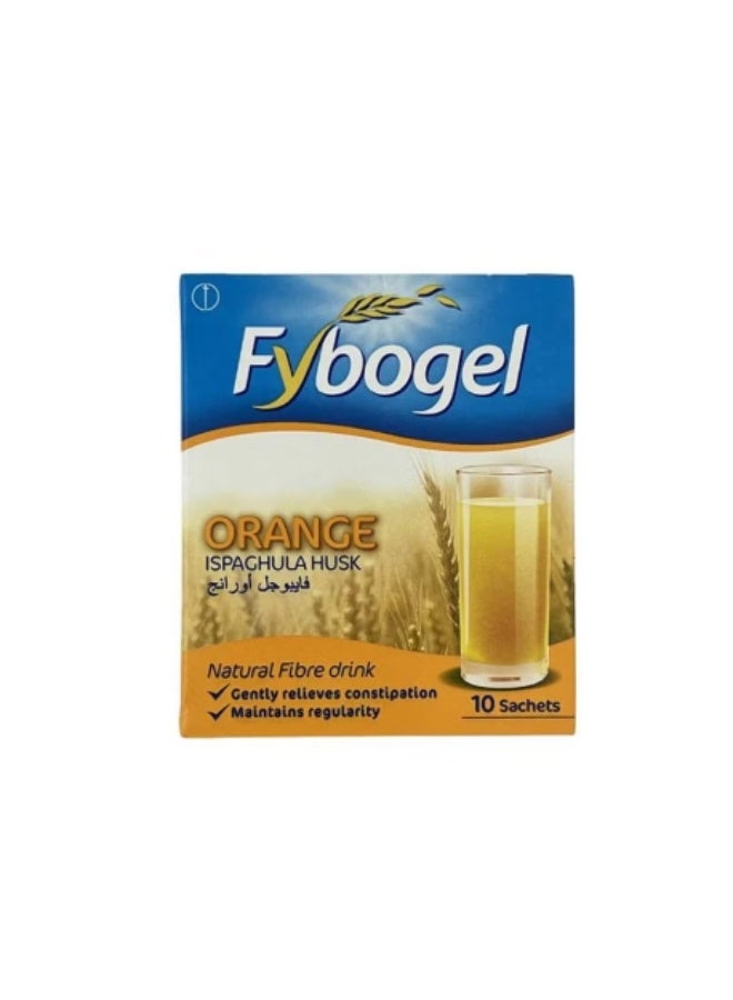 Orange Ispaghula Husk Sachets 10's