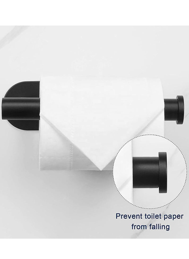 Hanayo Stainless Steel Toilet Paper Holder Wall Mount Self Adhesive Bathroom Paper Towel Roll Holder for Home and Kitchen  - Image 4
