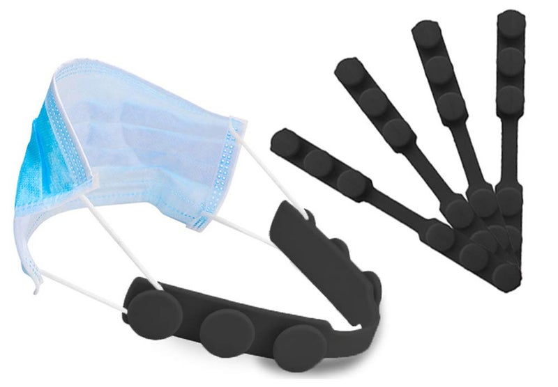 Mask Strap ExtenderAntiTightening Mask Holder Hook Ear Strap 2020 Update allblack
