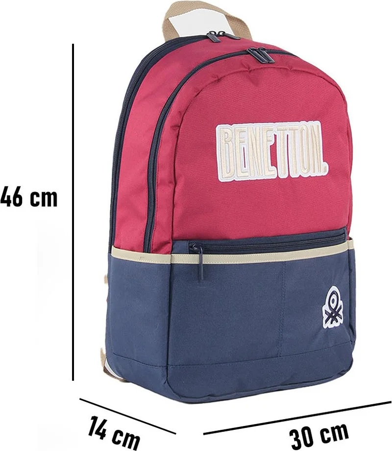 UNITED COLORS OF BENETTON . Double Compartment Backpack 03858