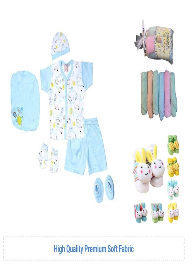 Unique Ideas New Born Baby Set for Baby Clothes, Feeding, Bag and Toys (23 Pieces Pack, 0-6 Month) - Image 4