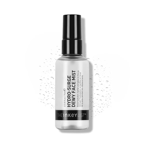 The INKEY List HydroSurge Dewy Face Mist 26 fl oz Hydration Boosting Spray FragranceFree AlcoholFree Gentle Formula for Sensitive Skin OnTheGo Application Vegan Friendly - Image 1