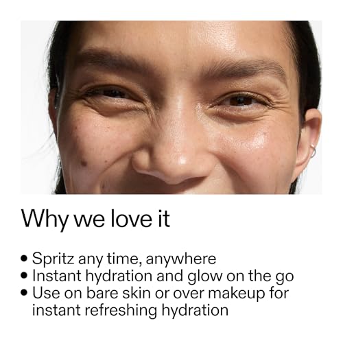The INKEY List HydroSurge Dewy Face Mist 26 fl oz Hydration Boosting Spray FragranceFree AlcoholFree Gentle Formula for Sensitive Skin OnTheGo Application Vegan Friendly - Image 3