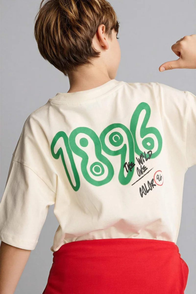 DeFacto Printed Short Sleeve T-Shirt