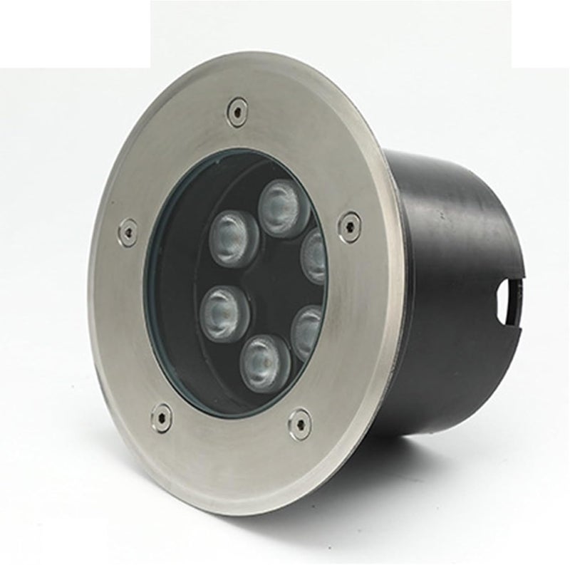 Outdoor Recessed Ground Light LED Landscape Light AC85-110V IP66 Waterproof Buried Lights for Walkway Courtyard Scenic Area Garden Park Round Landscape Lamp - Image 1