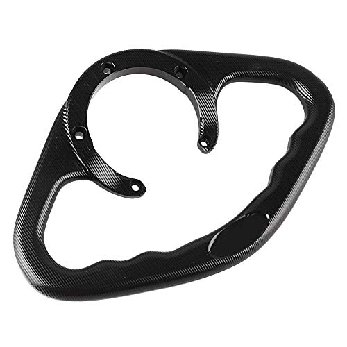 Luckmart Motorcycle Aluminium Rear Passenger Gas Tank Bar Handle Grip Bar Handlebar Grab 5 Holes Compatible for Suzuki GSXR600 GSXR750 GSXR1000 GSXS750 Spare Parts Black - Image 1
