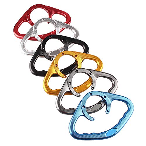 Luckmart Motorcycle Aluminium Rear Passenger Gas Tank Bar Handle Grip Bar Handlebar Grab 5 Holes Compatible for Suzuki GSXR600 GSXR750 GSXR1000 GSXS750 Spare Parts Black - Image 4