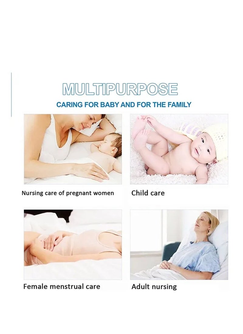 A TO Z A to Z - Disposable Changing Mat size (45cm x 60cm) Large- Premium Quality for Baby Soft Ultra Absorbent Waterproof - Pack of 230-Lavender  - Image 4