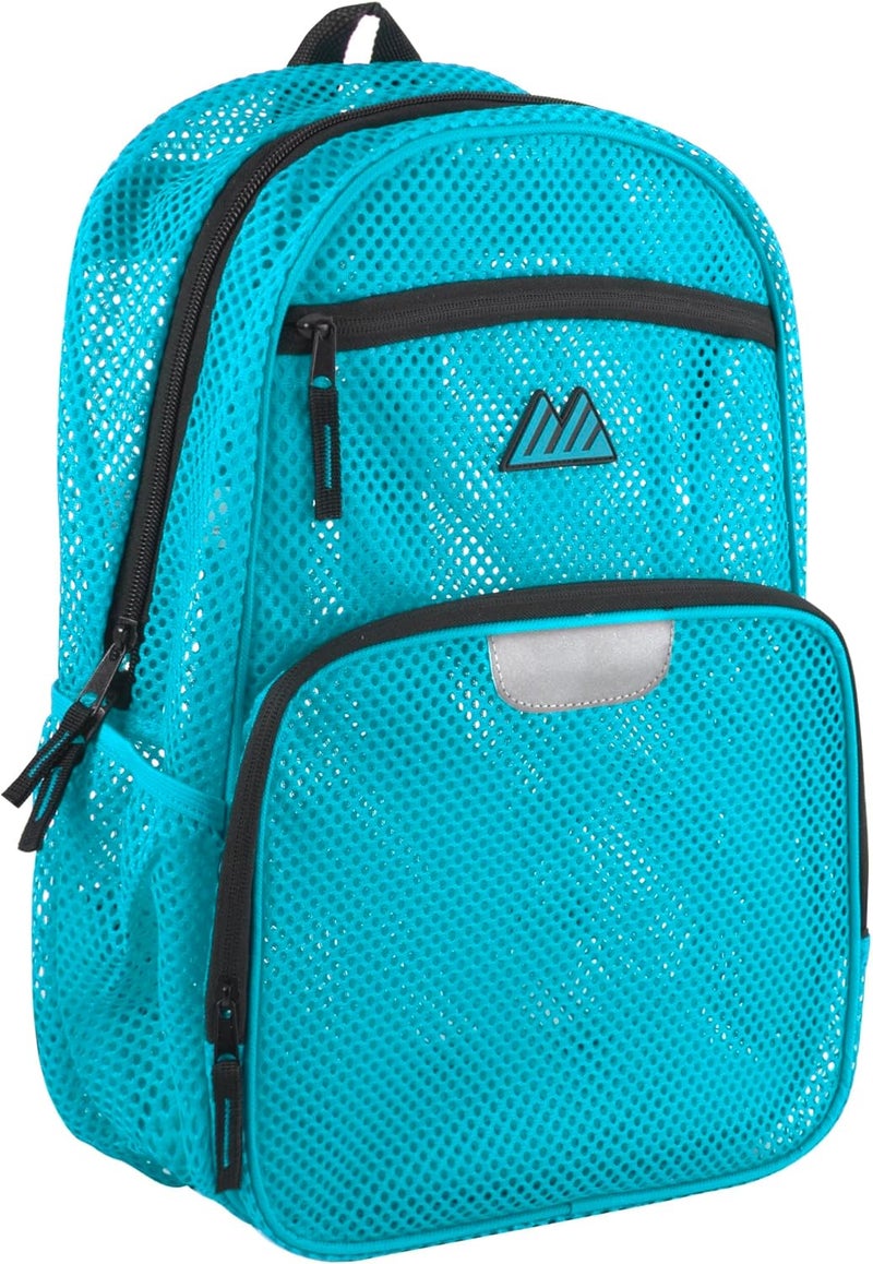 Summit Ridge Reflective Mesh School Backpack for Teens, Girls, Boys | Wire Frame Mesh Beach Backpack XL with Zipper - Image 1