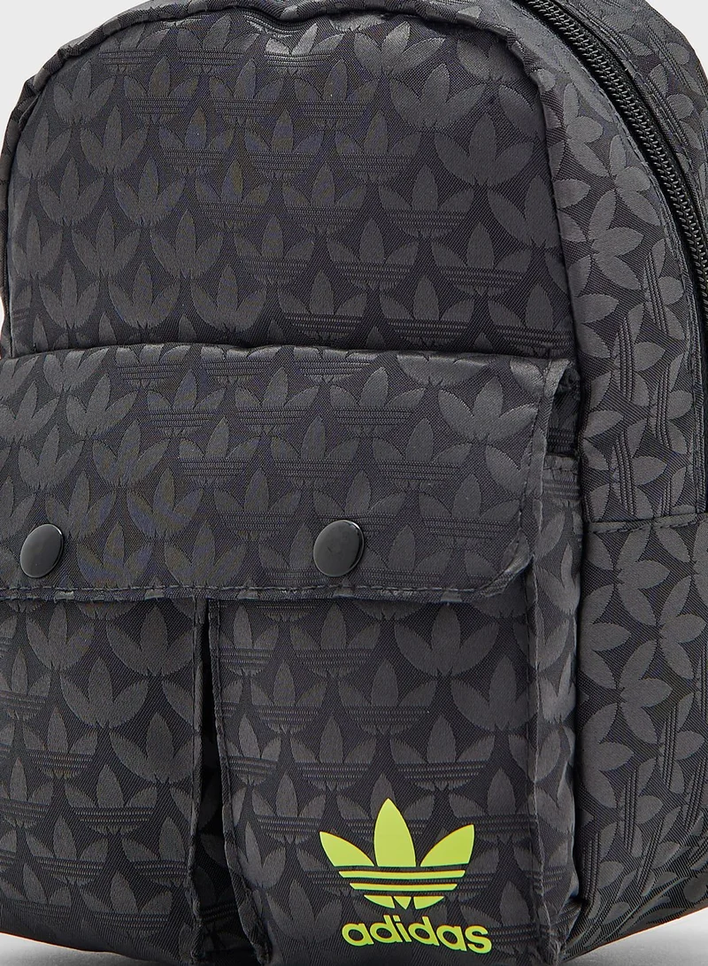 Adidas Backpack Purse With Monogram Adidas Originals Trefoil