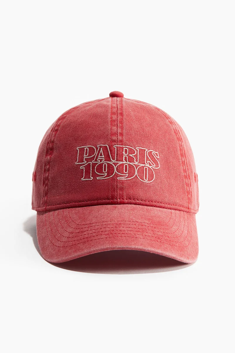 H&M Embroidered-motif twill cap