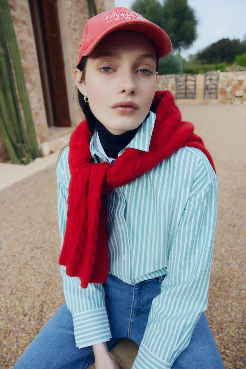 H&M Embroidered-motif twill cap