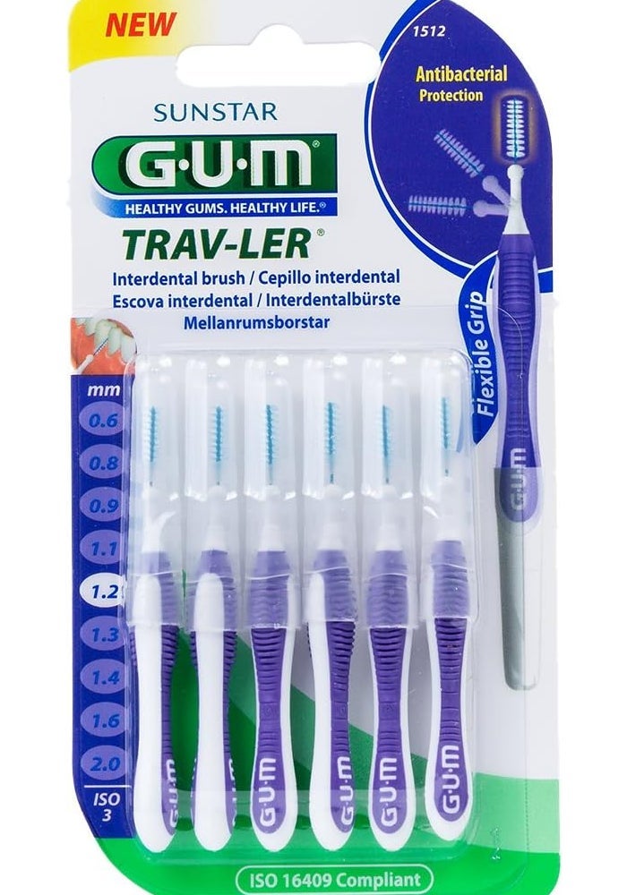 Gum Interdental Brush Travel Gum 1512 Trav-ler Extr