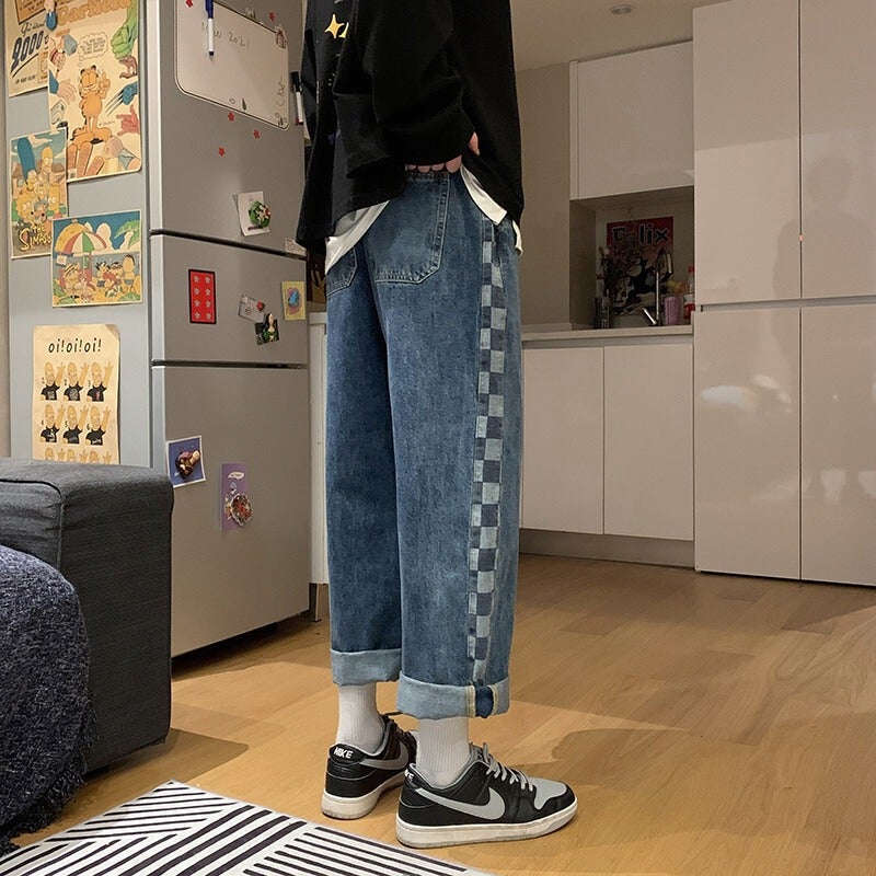 Unisex Casual Daily Denim Jeans - Image 1