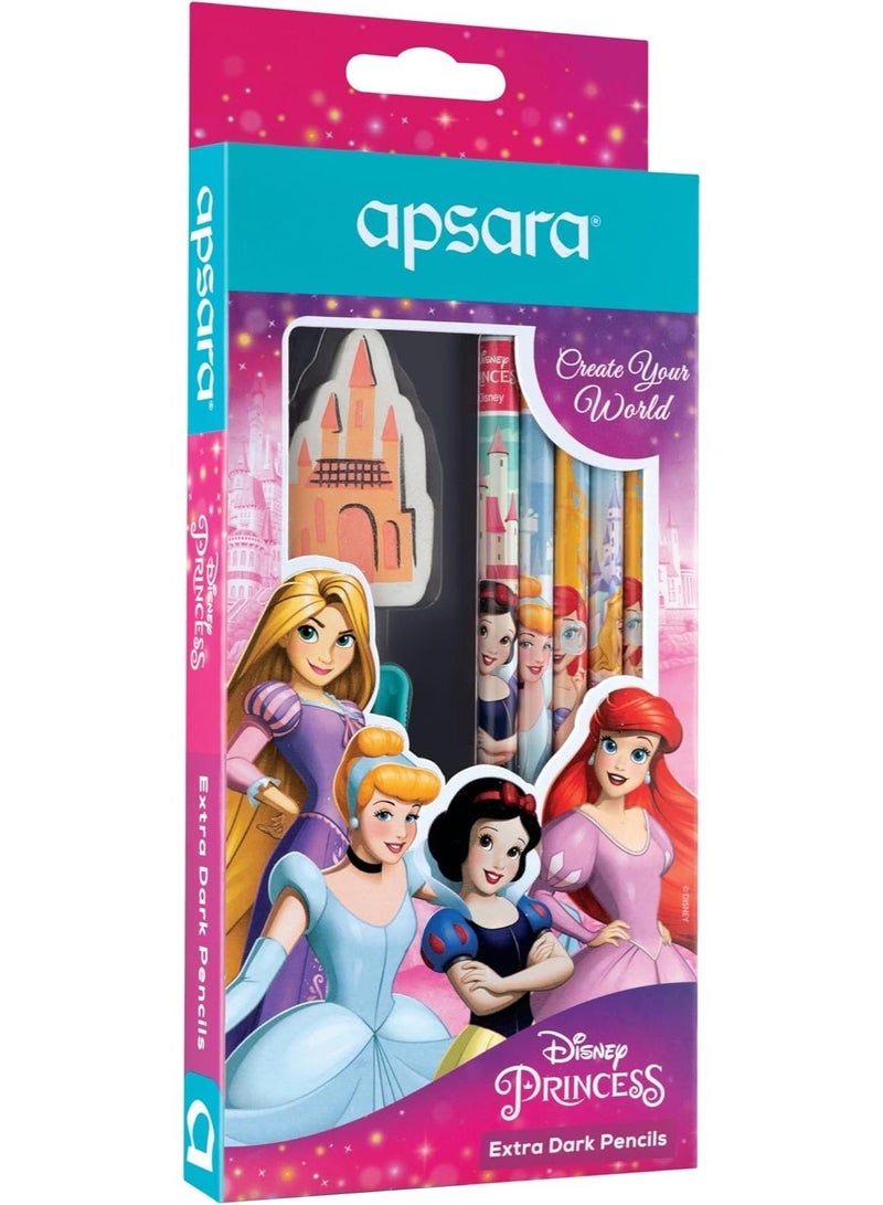 Apsara Disney Princess Extra Dark Pencils - Pack of 10 PENCIL - Image 1