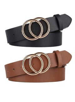 PALAY Fashion PU Width Belt,Women's Metal Buckle Design Belt