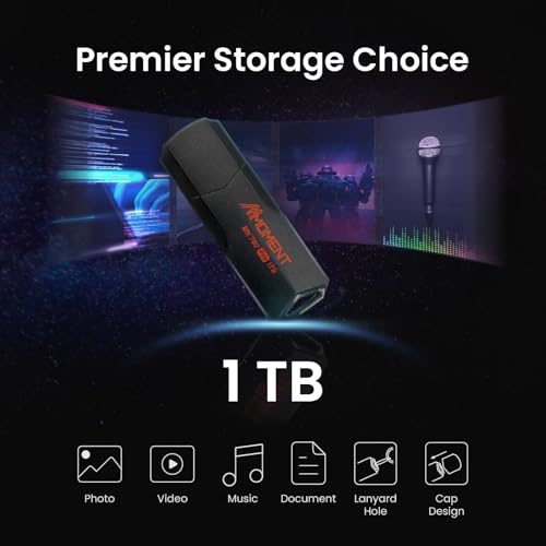 MMOMENT MK700 1TB USB 3.2 Gen2x1 Flash Drive, Read Speed up to 600MB/s, Write Speed up to 500MB/s,Thumb Drive - Image 5