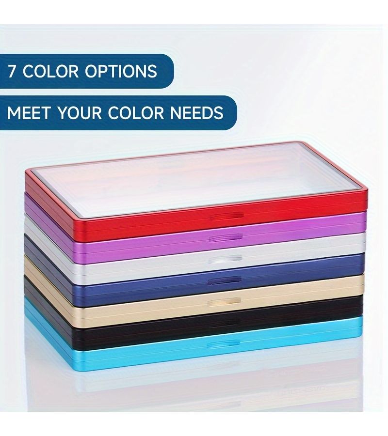 2 Pack Magnetic Glass Card Protective Case with Metal Frame for PSA BGS Cards UV Protection Scratch Resistant Display Box Red - Image 5