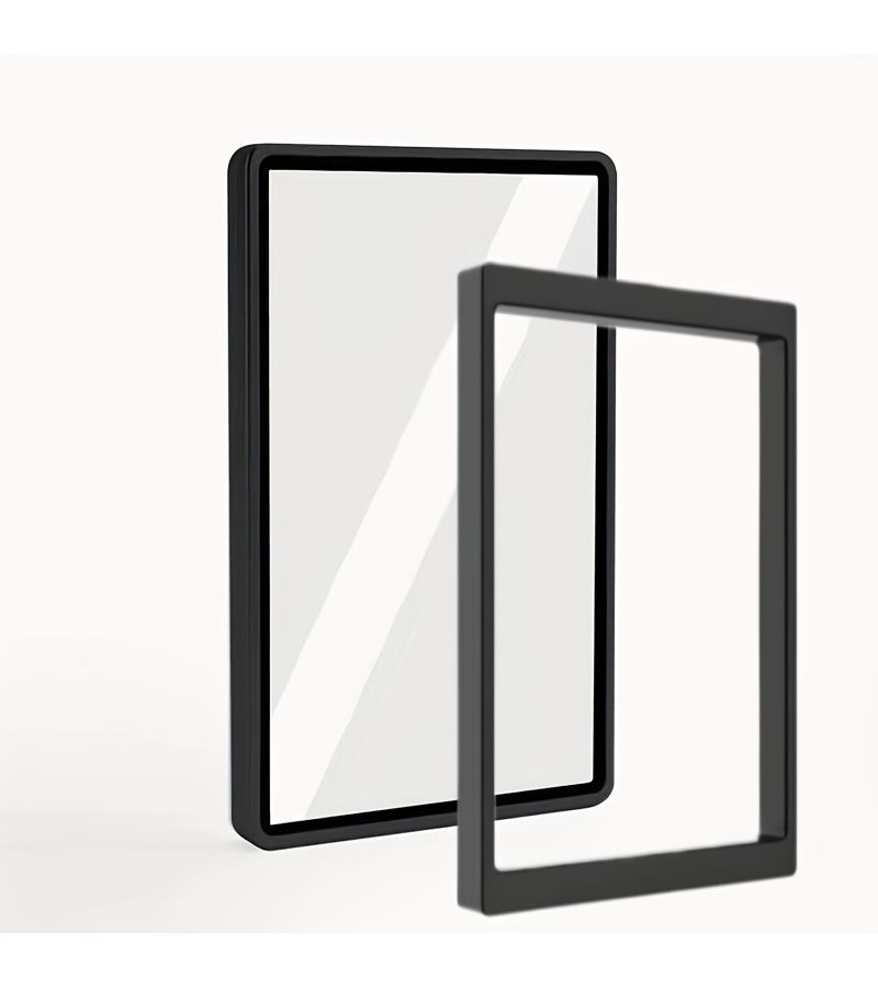 2 Pack Magnetic Glass Card Protective Case with Metal Frame for PSA BGS Cards UV Protection Scratch Resistant Display Box Red - Image 2