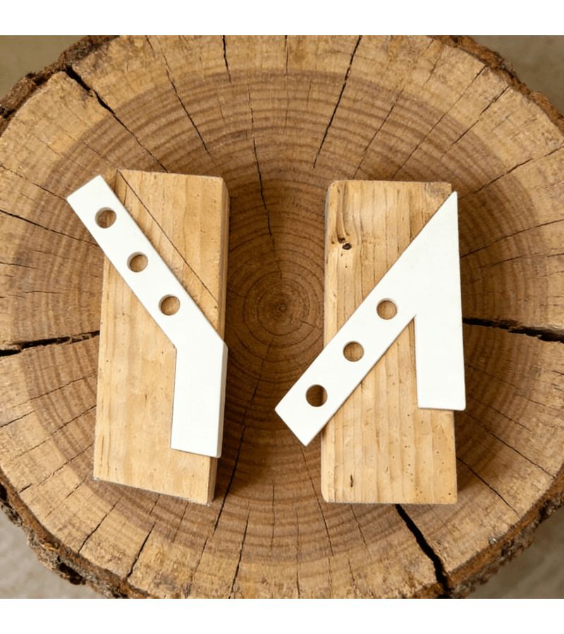 Black Protractor Set Of Two 45 Degree Angle Stop Squares Woodworking - Image 3