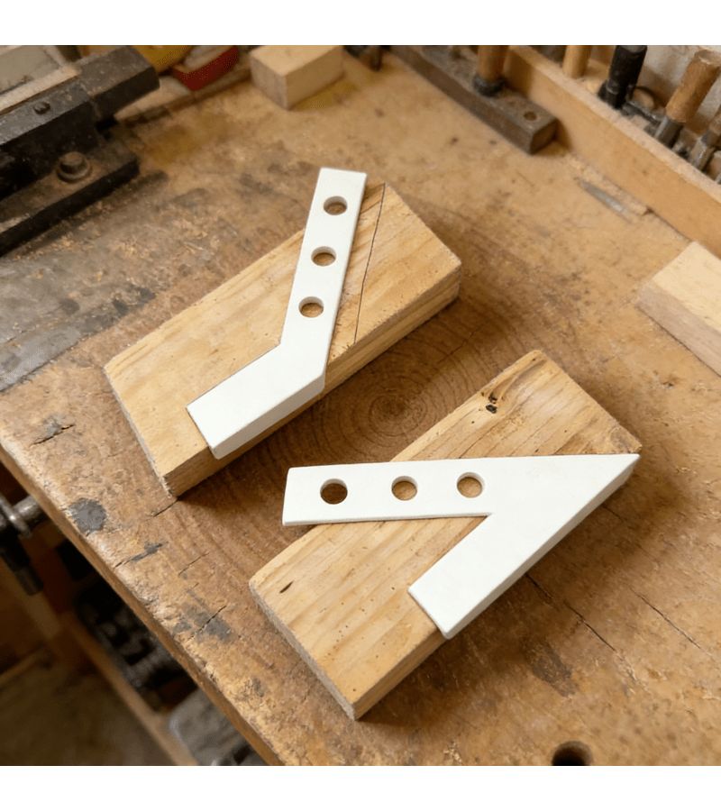 Black Protractor Set Of Two 45 Degree Angle Stop Squares Woodworking - Image 5