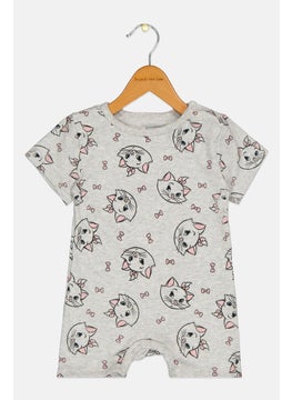 Disney Toddlers Girl Graphic Print Short Sleeves Playsuit, Multicolor  - Image 1
