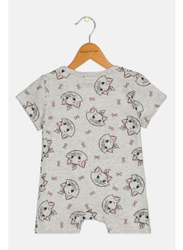 Disney Toddlers Girl Graphic Print Short Sleeves Playsuit, Multicolor  - Image 2