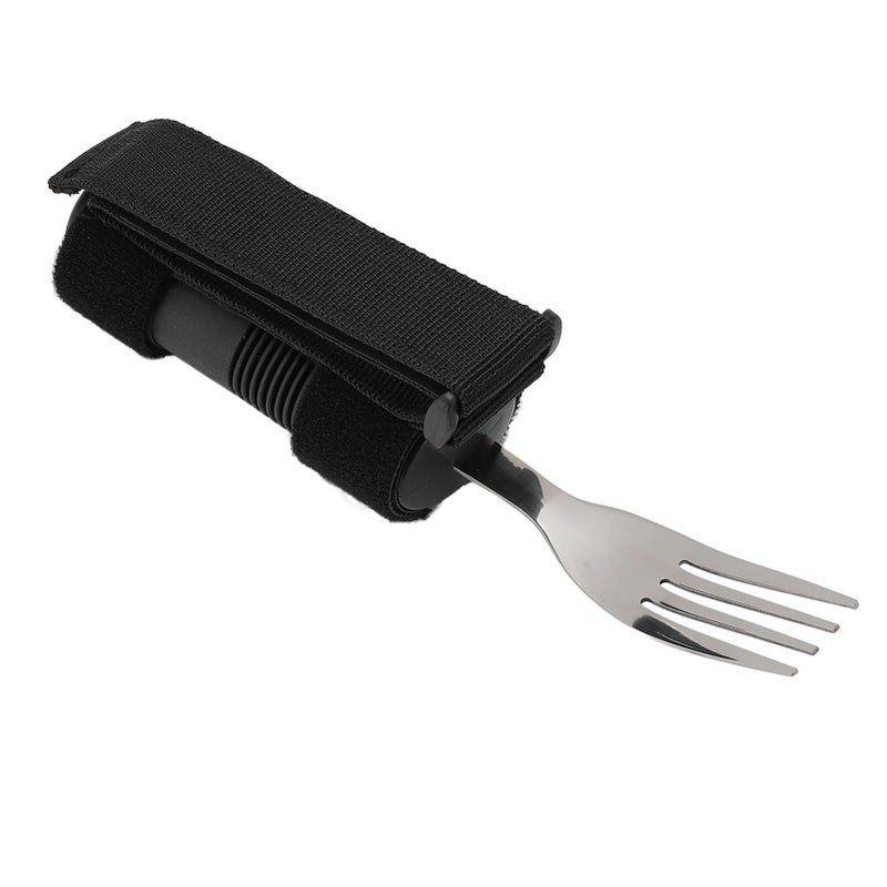 Adaptive Eating Utensil With Adjustable Strap Stainless Steel Fork For Elderly - Image 2