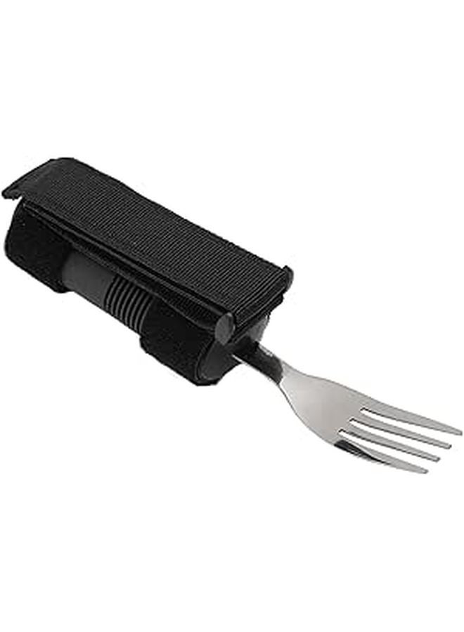Adaptive Eating Utensil With Adjustable Strap Stainless Steel Fork For Elderly - Image 1