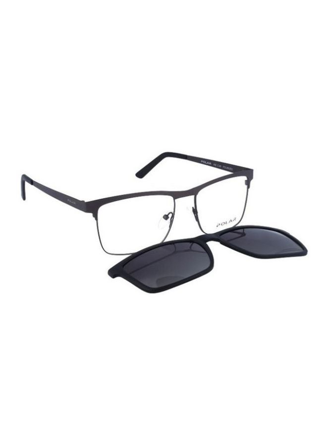 POLAR Women Rectangular Clip-On Eyeglass Frame PO402-48-CLIP-ON - Image 3