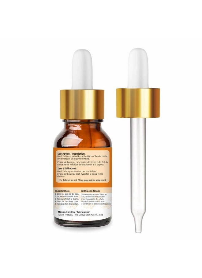 CRYSALIS Crysalis Birch (Betula) Oil,100% Pure & Natural Undiluted Essential Oil Organic Standard For Skin & Hair Care - 15ml With Dropper  - Image 2