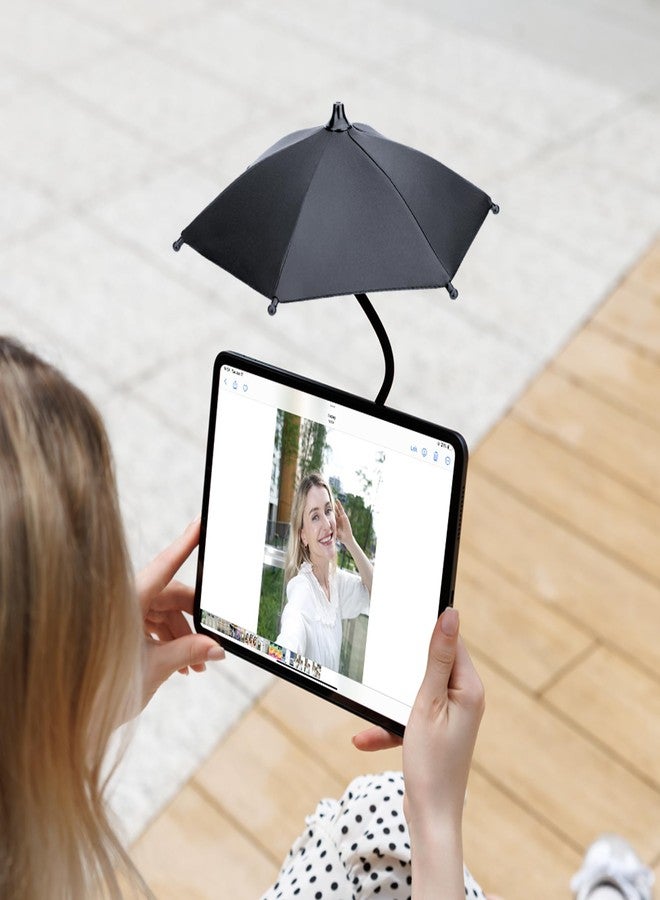 Kiorafoto Car Phone Umbrella for Sun,Dual Magnetic Cellphone Sunshade Shield for Magsafe Car Phone Holder & for iPhone 16 Pro Max 15 14 13 12 Plus,UPF 45+ Cellphone Umbrella for Driving Anti-Glare Anti-Heating - Image 2