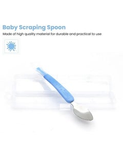 Snowie Soft Baby Fruit Spoon Scraper For Baby Feeding 2 In 1 Multifunction Serrated Grapefruit Fruit Spoon For Kids;Toldder  - Image 3
