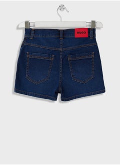 HUGO Kids Denim Mini Skort  - Image 2