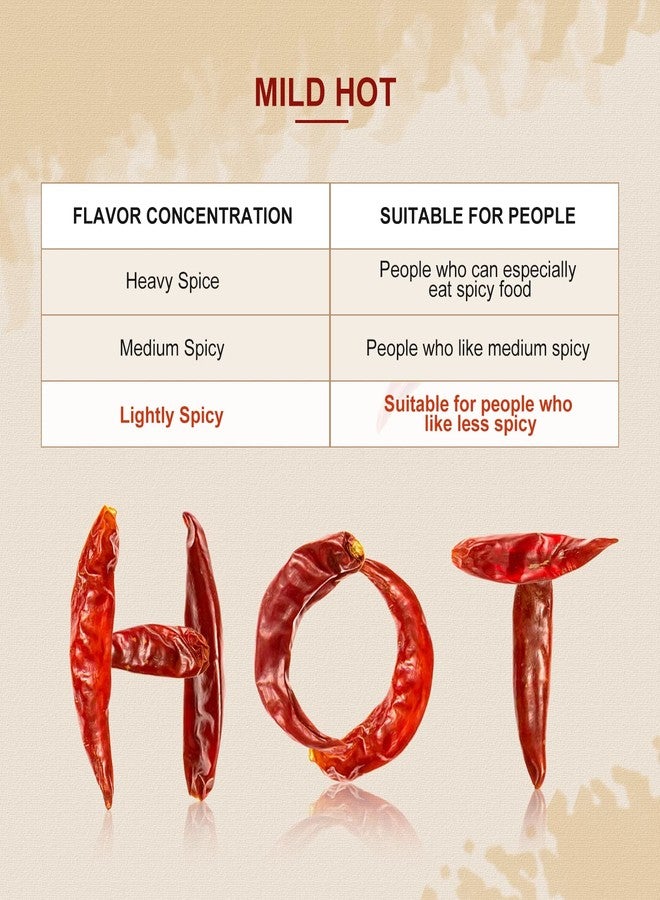 52USA Dried Chilli Peppers, Whole Dried Chilies 4 Oz, Mild Spicy Dried Chiles, Red Chili Pepper, Premium Szechuan Red Dried Chilis, Whole Chili Peppers, Dried Chili Great for Mexican Recipes, Mild Hot - Image 4