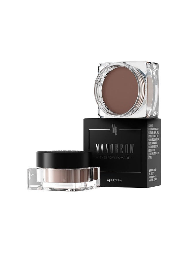 Nanobrow Eyebrow Pomade Color Dark Brown 6g - Image 1