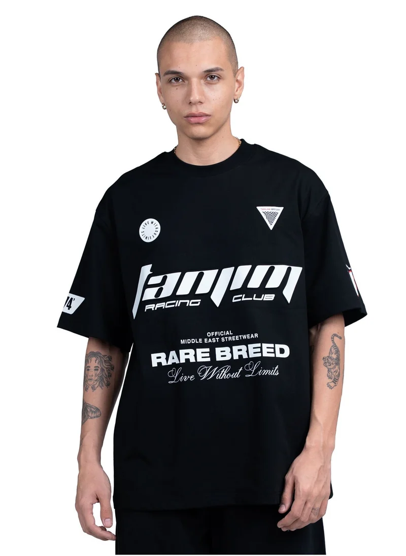 Tanjim Squad TANJIM RACE T-SHIRT - BLACK