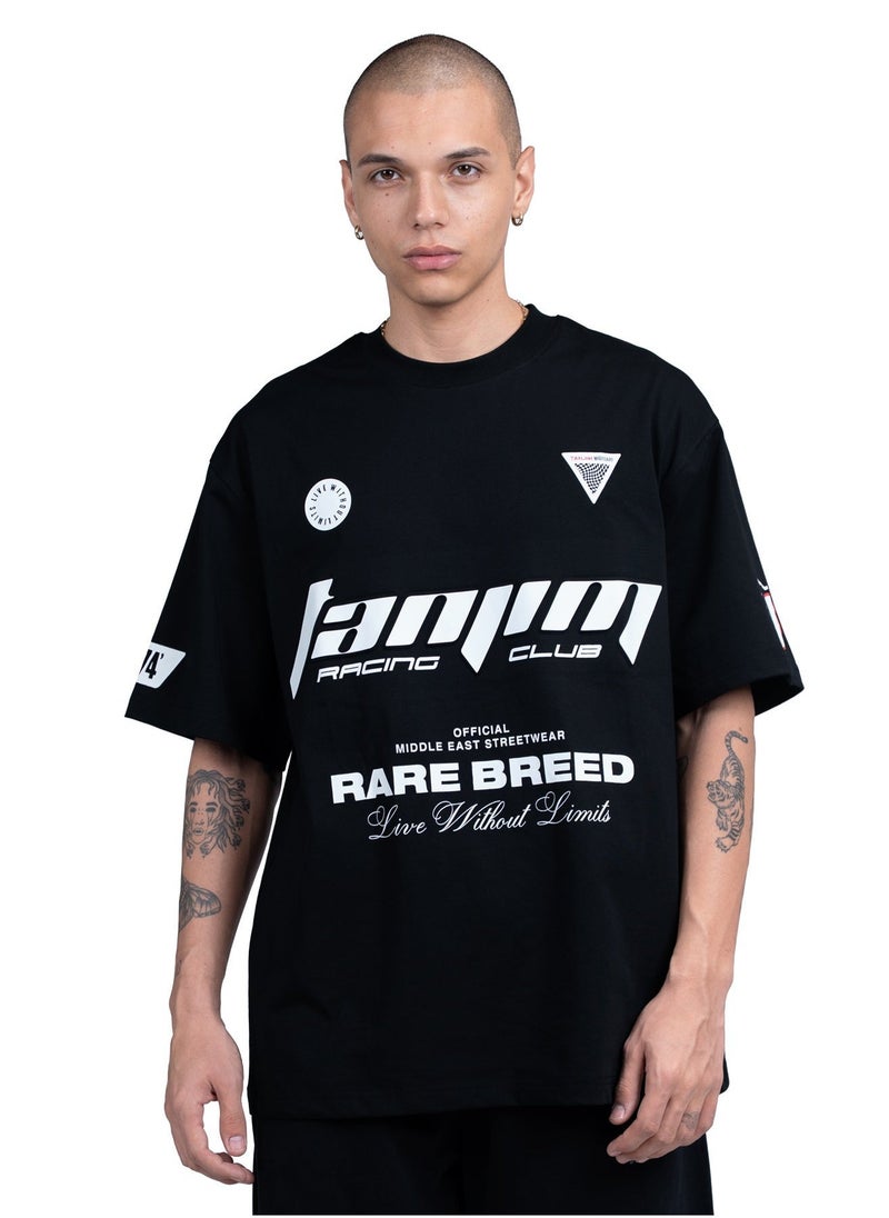 تنجيم سكواد تيشيرت سباق تانجيم - أسود - Image 1