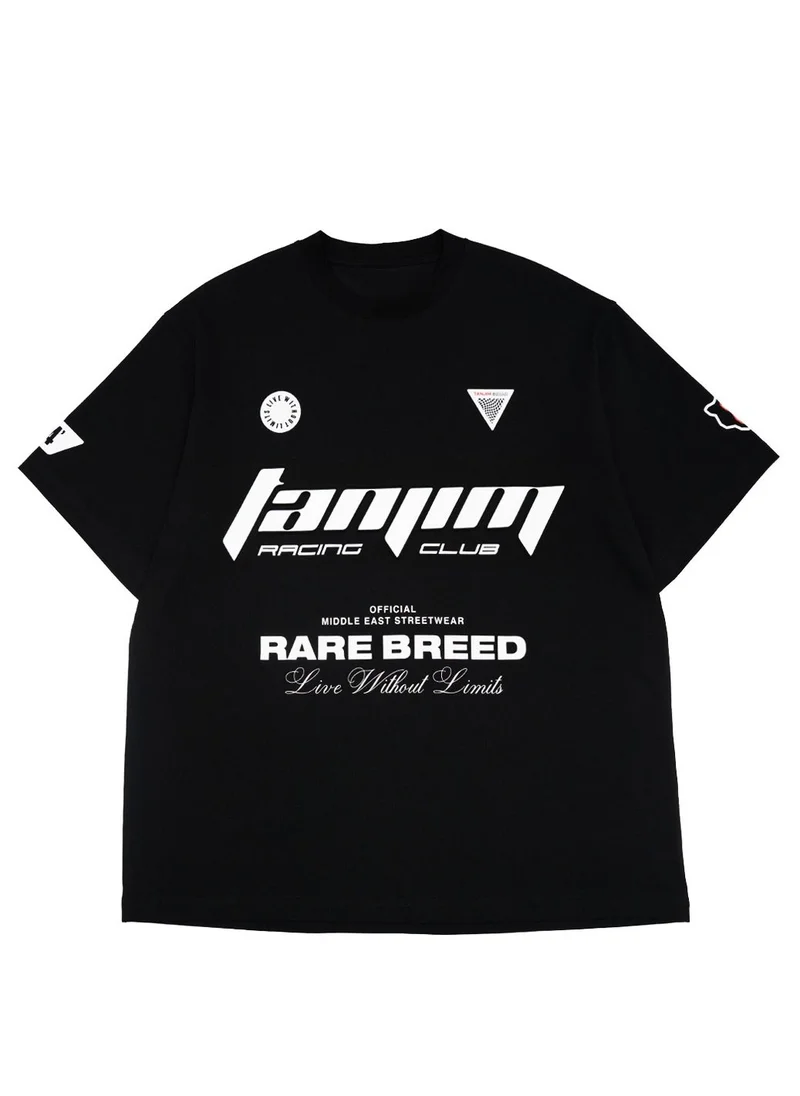 Tanjim Squad TANJIM RACE T-SHIRT - BLACK