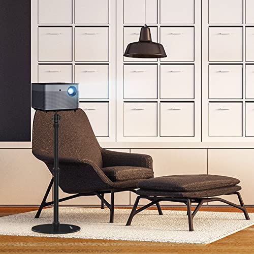 jusmo LS09 Aluminum Projector Floor Stand for Nebula/XGIMI/Other Video Projectors, Mevo Camera Stand, 16.5-34.6inch Adjustable, Compatible with Projector/Camera/Phone/GoPro/Webcam/Lights - Image 3