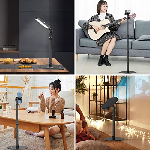 jusmo LS09 Aluminum Projector Floor Stand for Nebula/XGIMI/Other Video Projectors, Mevo Camera Stand, 16.5-34.6inch Adjustable, Compatible with Projector/Camera/Phone/GoPro/Webcam/Lights - Image 5