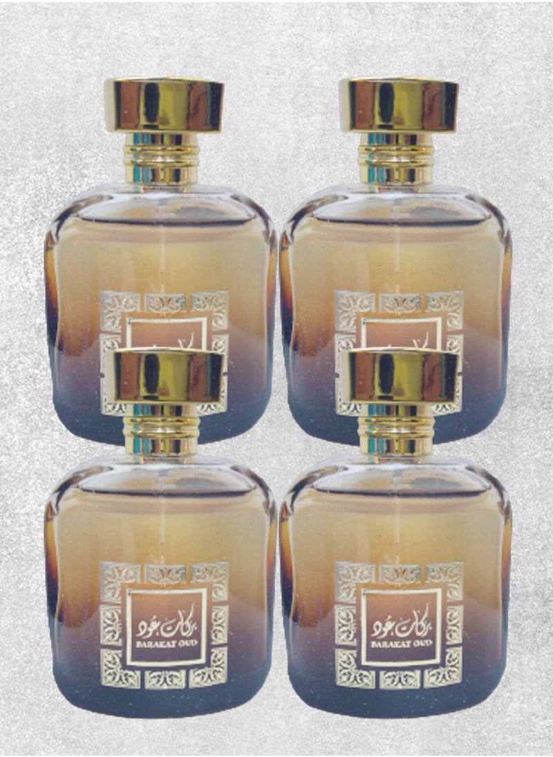 Barakat - 4 Pieces Barakat Oud Perfume 100 Ml EDP - Image 1