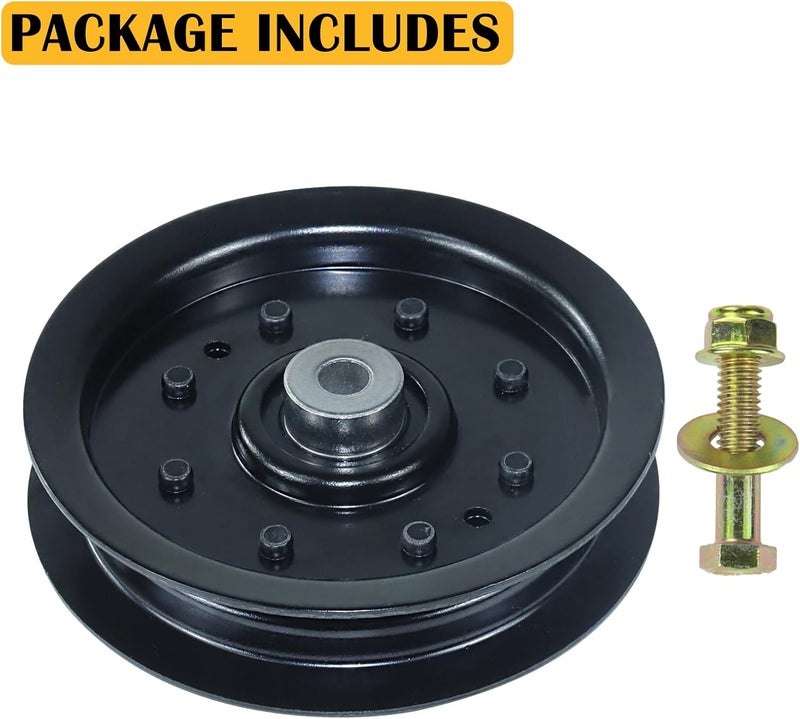 BOSFLAG 2 Pack 756-04129b Idler Pulley Replaces Cub Cadet 756-04129 Idler Pulley 756 04129 Idler Pulley 756-04129b Pulley 756-04129c, 956-04129, 753-08171 Idler Pulley Kit, Cub Cadet rzt50 Pulley - Image 5