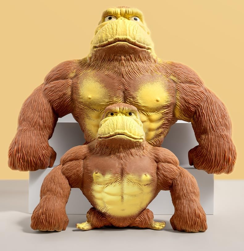 AWH Squishy Monkey Toy - Stretchy Gorilla Figure for Stress Relief and Decompression - Image 5
