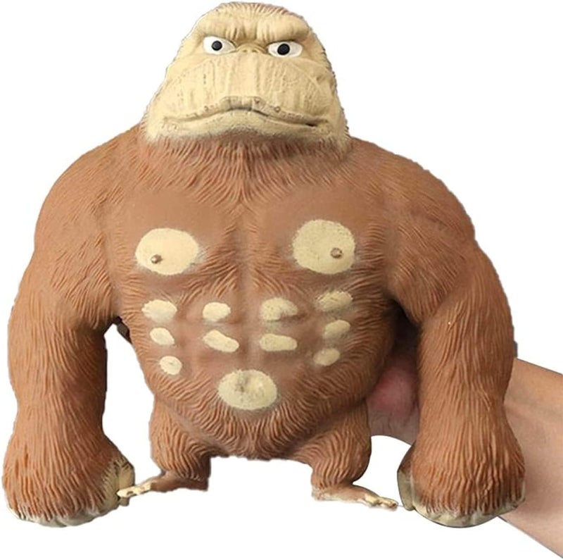 AWH Squishy Monkey Toy - Stretchy Gorilla Figure for Stress Relief and Decompression - Image 1