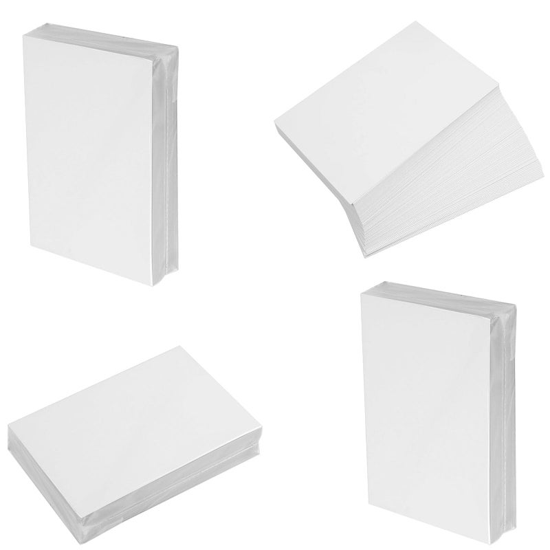 ECHOZONE 400 Sheets Photo Paper 4"x 6" 4R 180gsm Premium High Glossy Photo Quality Paper Smooth Waterproof Professional White Photographic Paper Fit for All Inkjet Printers