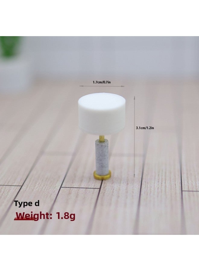 Doll House Miniature Furniture Small Ornaments Miniature Table Lamp Model Mini Bedside Lamp Model Sand Table Building Materials 