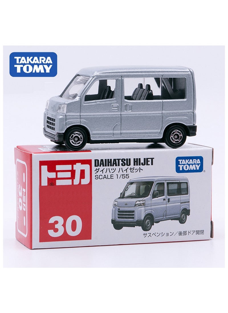 Generic - Genuine Alloy Car No. 30 Silver Daihatsu Van Simulation Model Children's Car Boy Toy Car Collection Birthday Gift - Image 1