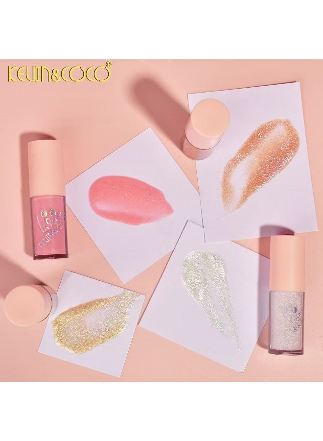 كيفن كوكو مجموعة ملمع الشفاه كيفن آند كوكو، 8 قطع، متعددة الألوان - Image 5