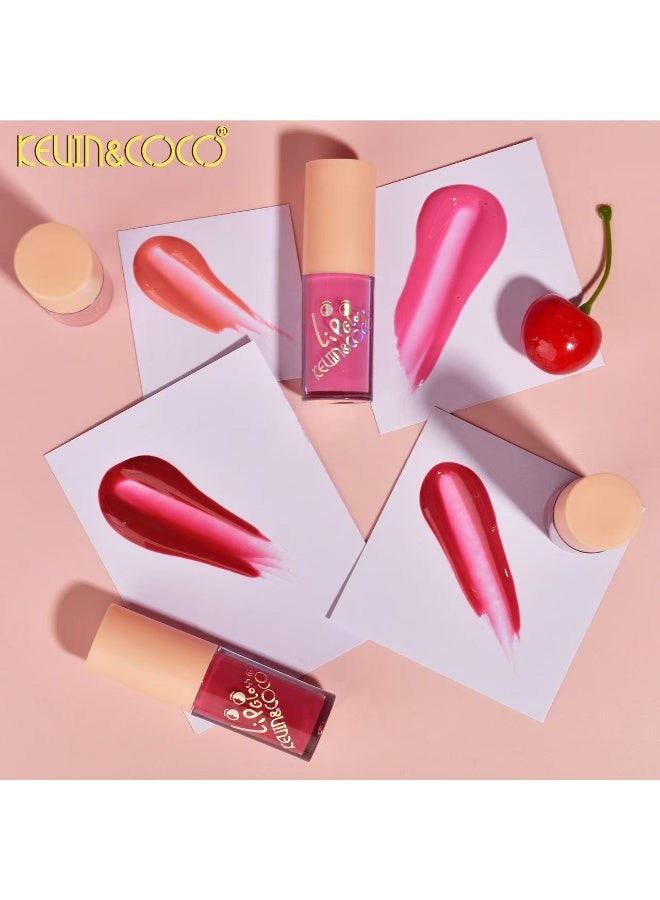كيفن كوكو مجموعة ملمع الشفاه كيفن آند كوكو، 8 قطع، متعددة الألوان - Image 4